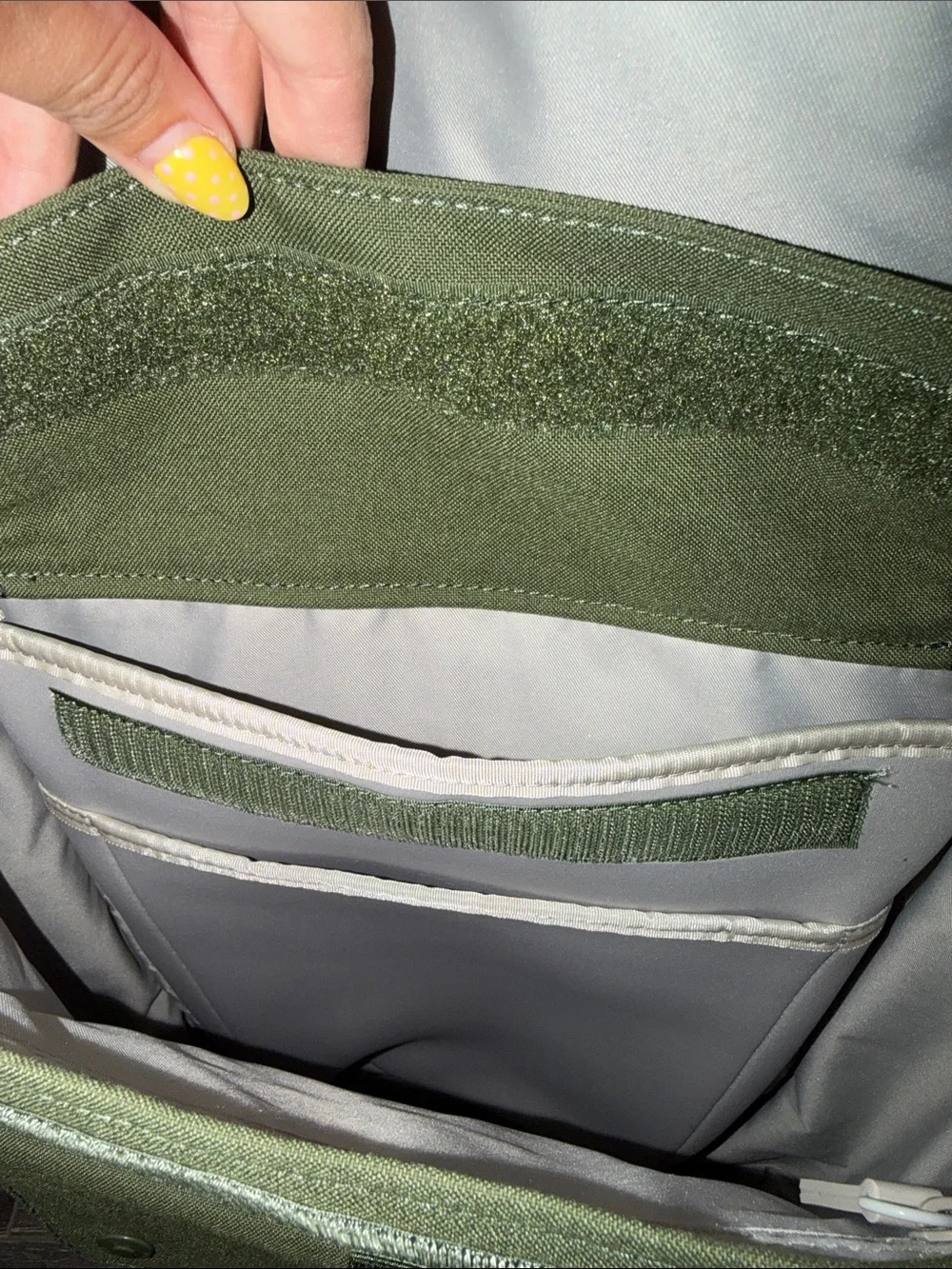 Men's Olive Green Roll-Top Backpack - Minimal Everyday Carry